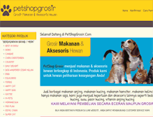 Tablet Screenshot of petshopgrosir.com